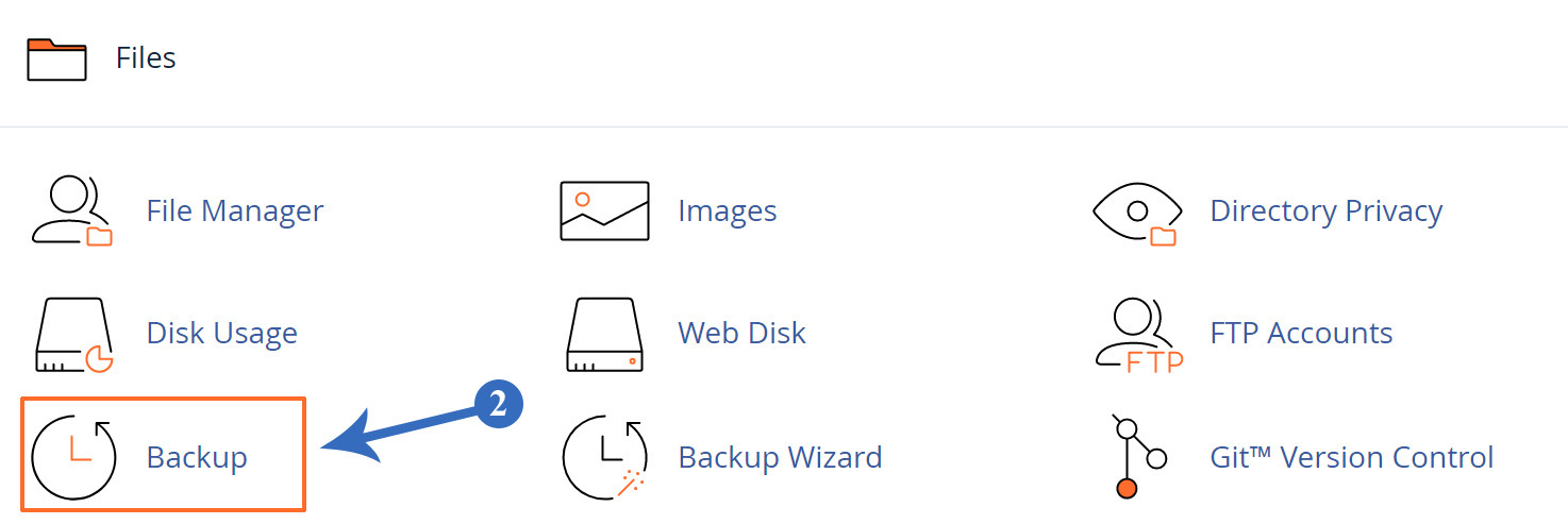 Create a Full Backup of cPanel