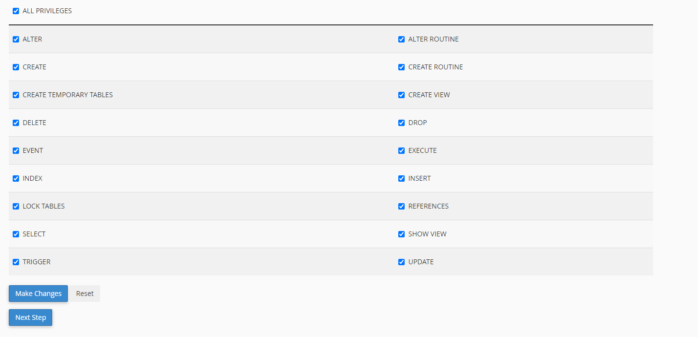 Create a MySQL Database in cPanel