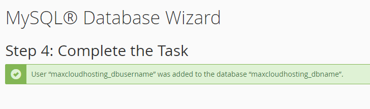 Create a MySQL Database in cPanel
